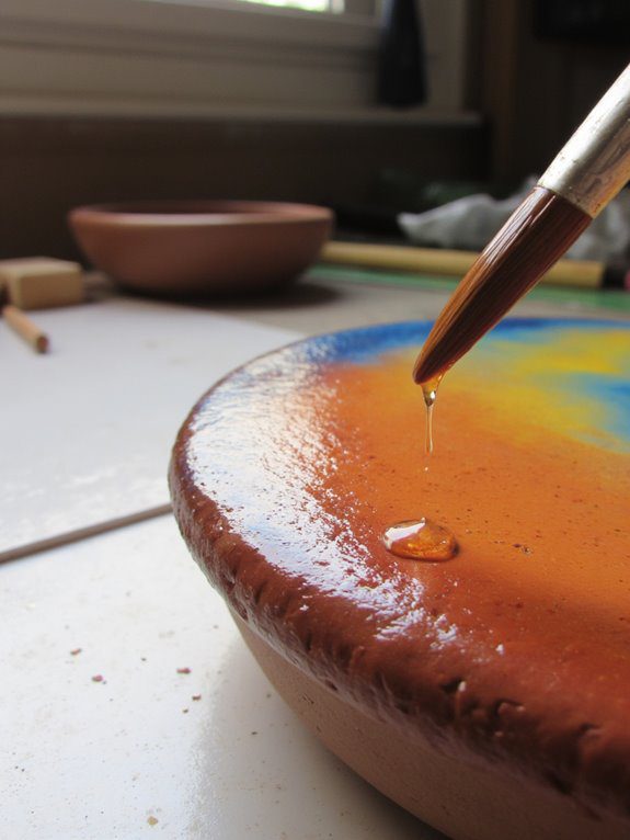 sealing air dry clay