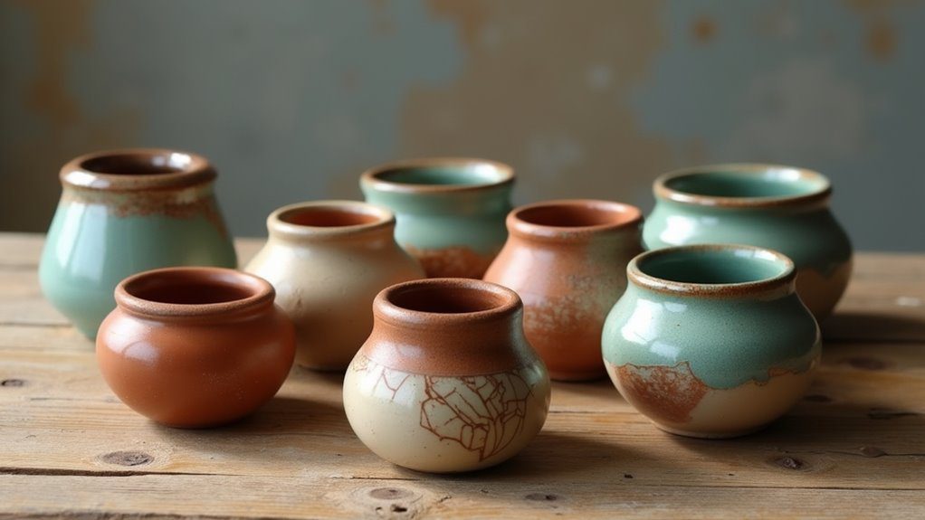 small decorative plant containers