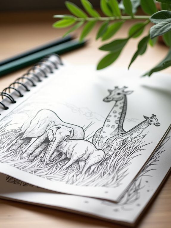 wildlife safari coloring adventure