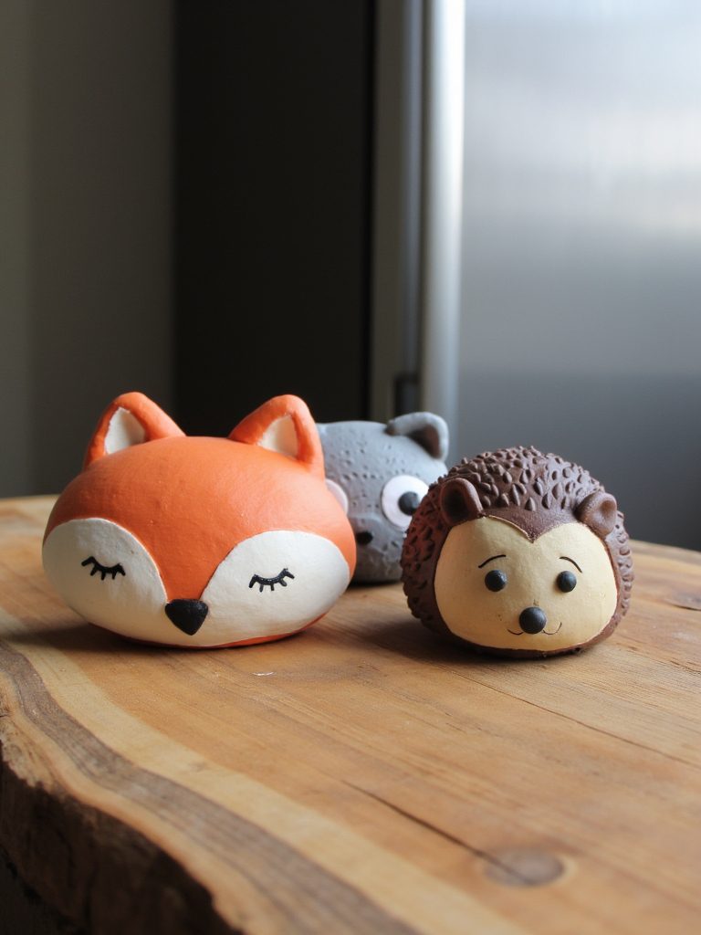 animal face fridge magnets