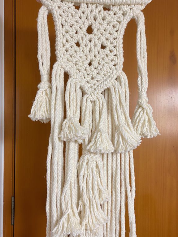 boho macrame door decor