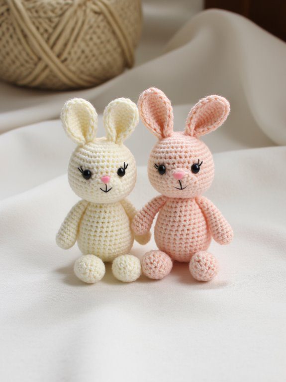 charming mini bunny couple