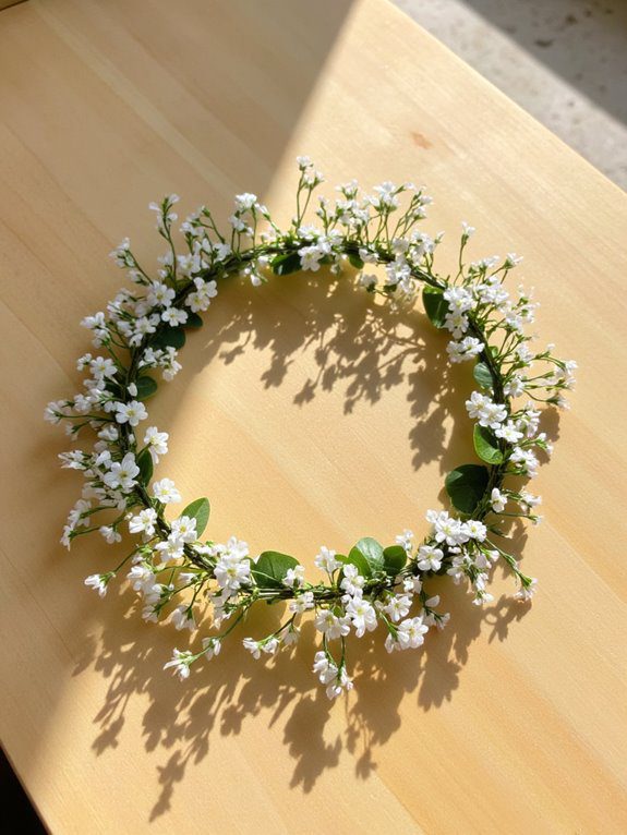 charming mini wreath creation