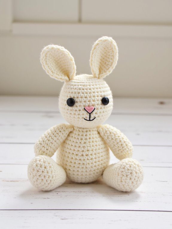 chunky yarn bunny crafting