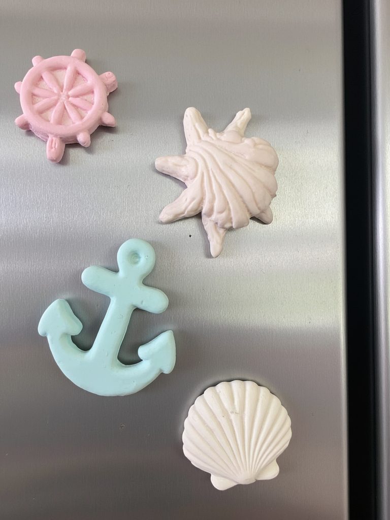 coastal charm clay magnets