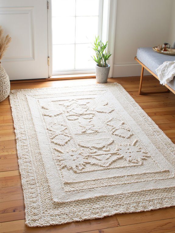 cozy customizable entryway rug