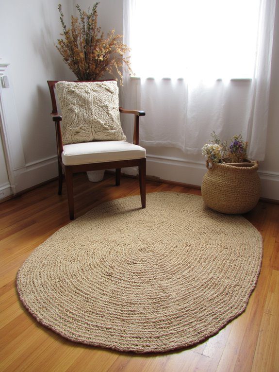 cozy rustic farmhouse rug