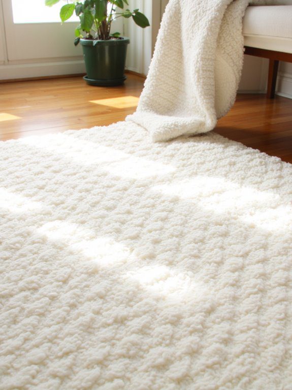 cozy textured waffle stitch
