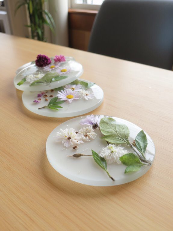 craft botanical coasters easily