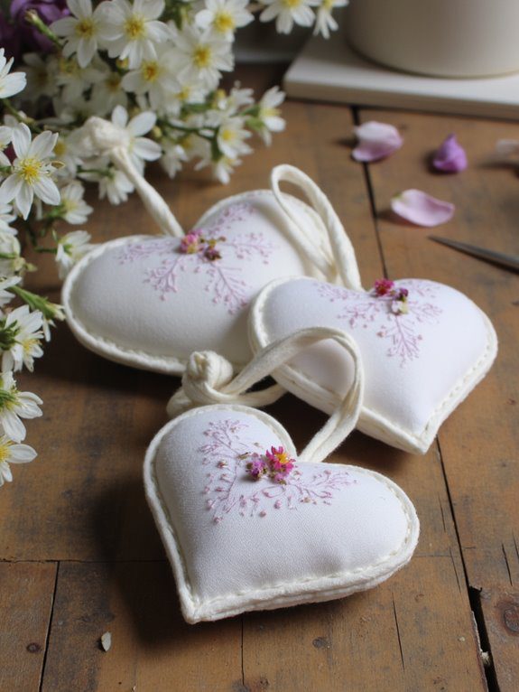 crafting love with hearts