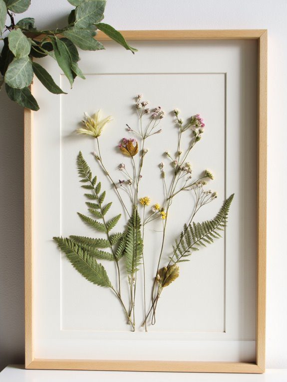 create a botanical shadowbox