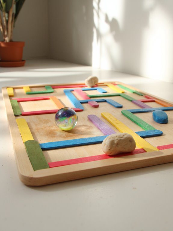creative tabletop maze challenge