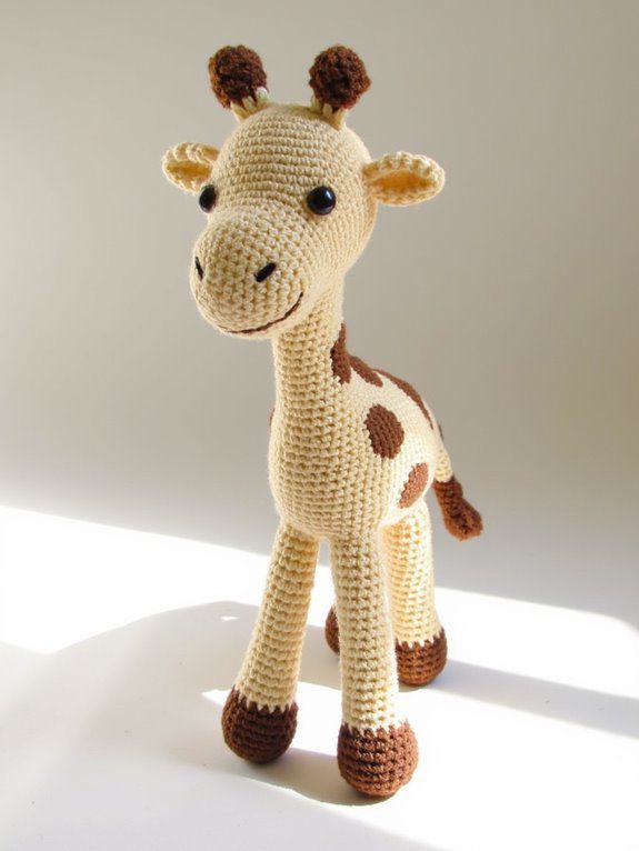 crochet giraffe amigurumi pattern