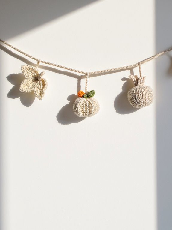 crochet seasonal garland project