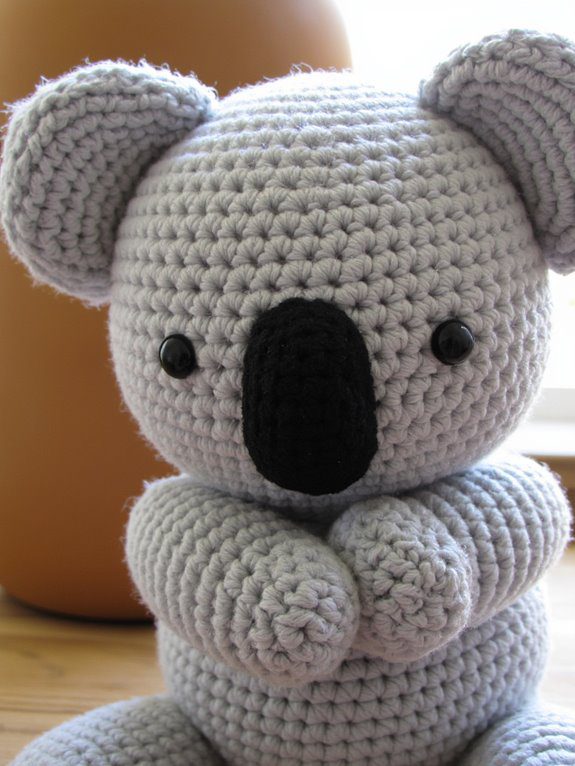 cuddle worthy crochet koala companion