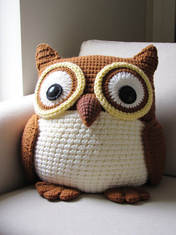 cuddly owl pillow buddy