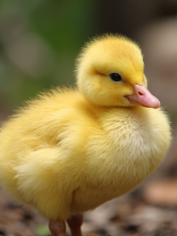 cuddly yellow duckling pattern
