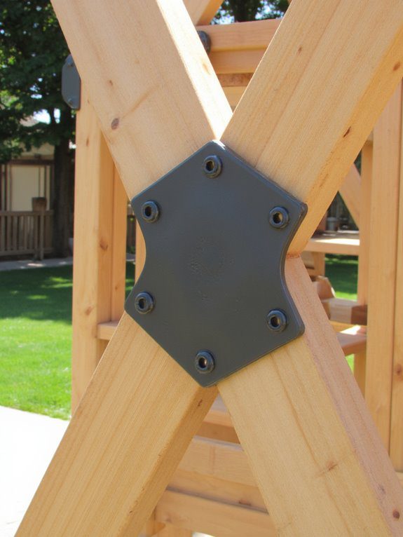 custom swing set brackets