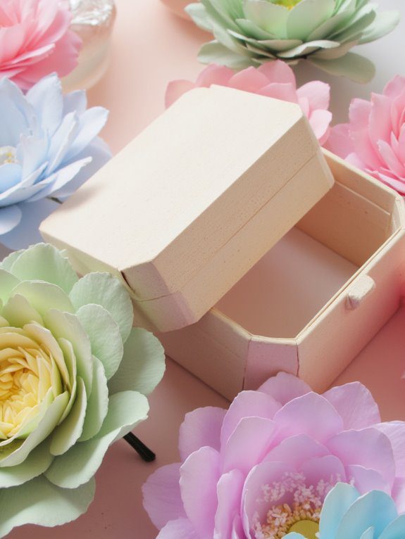 decorate wooden keepsake boxes