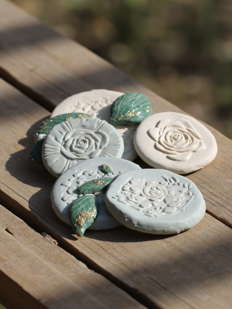 floral imprint magnet tutorial