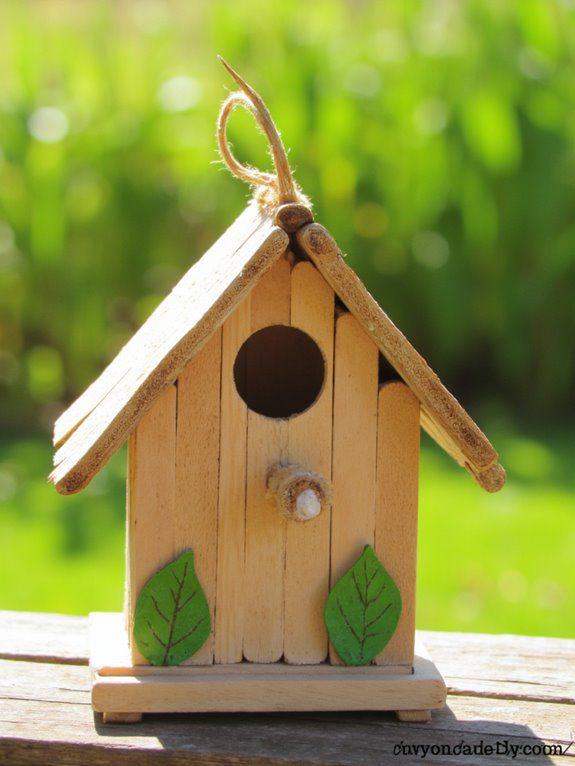 handmade birdhouses for decoration
