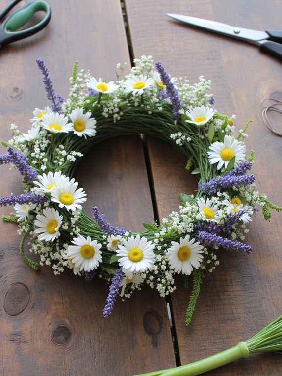 handmade flower crown tutorial