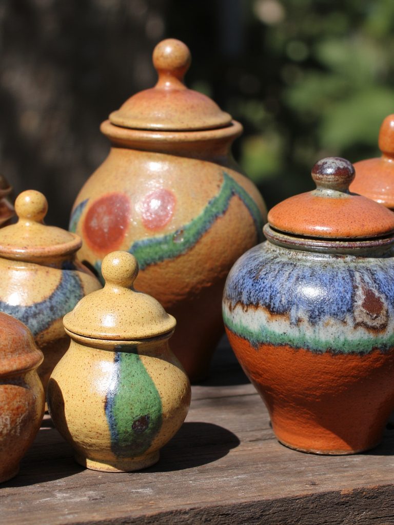 lidded containers with creativity
