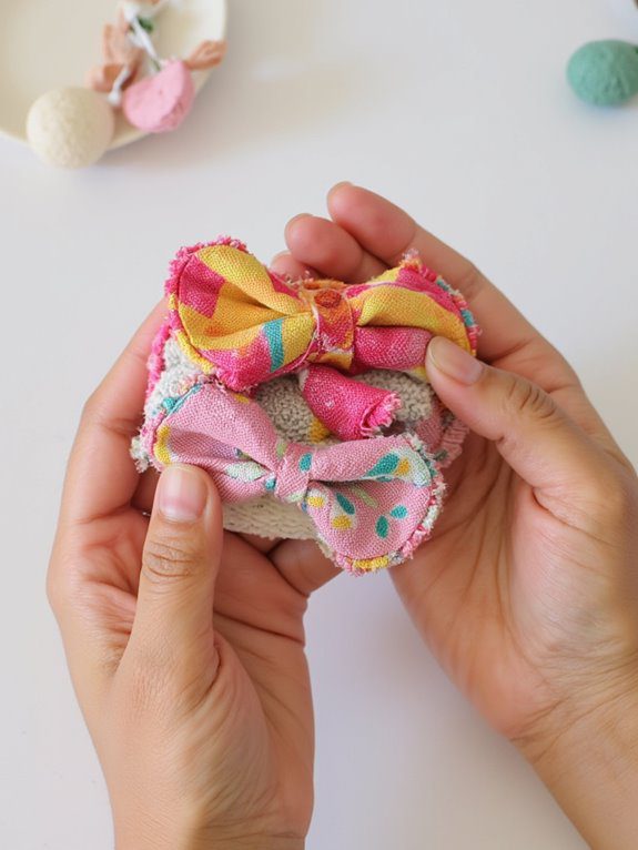 patchwork hair accessory ideas