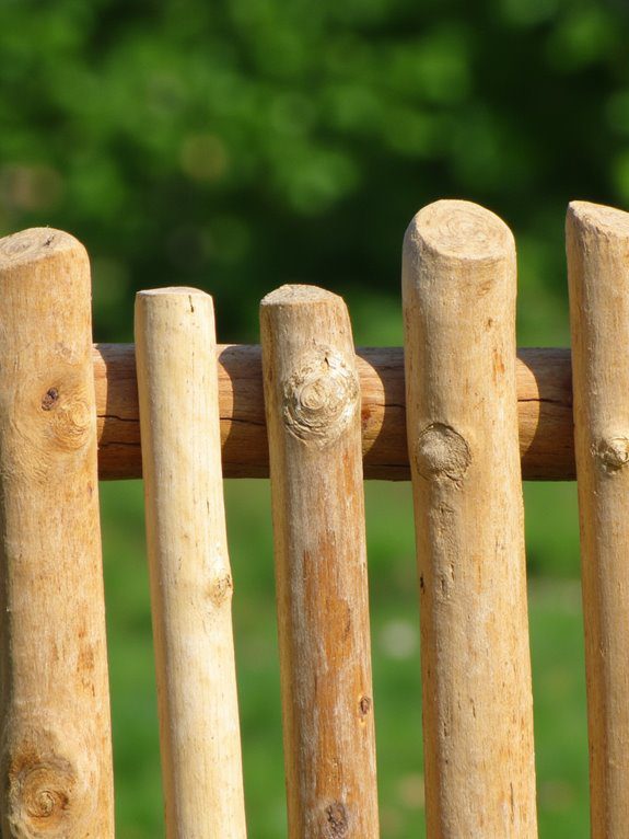 popsicle stick fence crafting