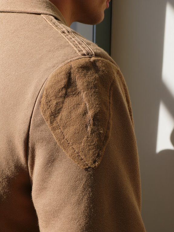 quilted shoulder patch diy