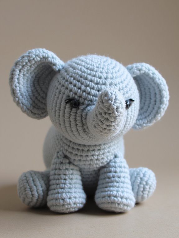 tiny elephant crochet pattern