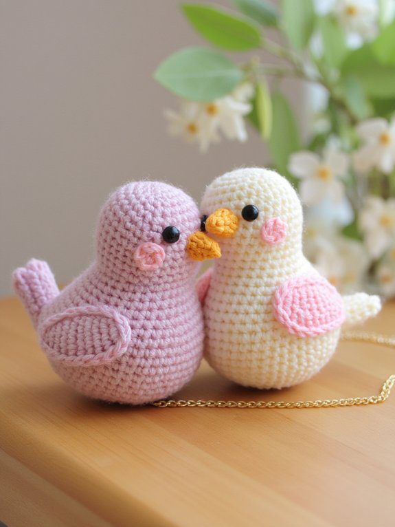 28 Couple Crochet Keychain Ideas to Share Your Love 26 adorable couple keychains project