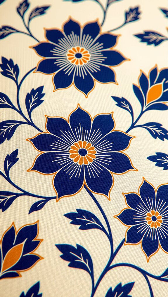 16 Batik Pattern Ideas for Creative Textile Art 3 artistic floral symbolism intertwined