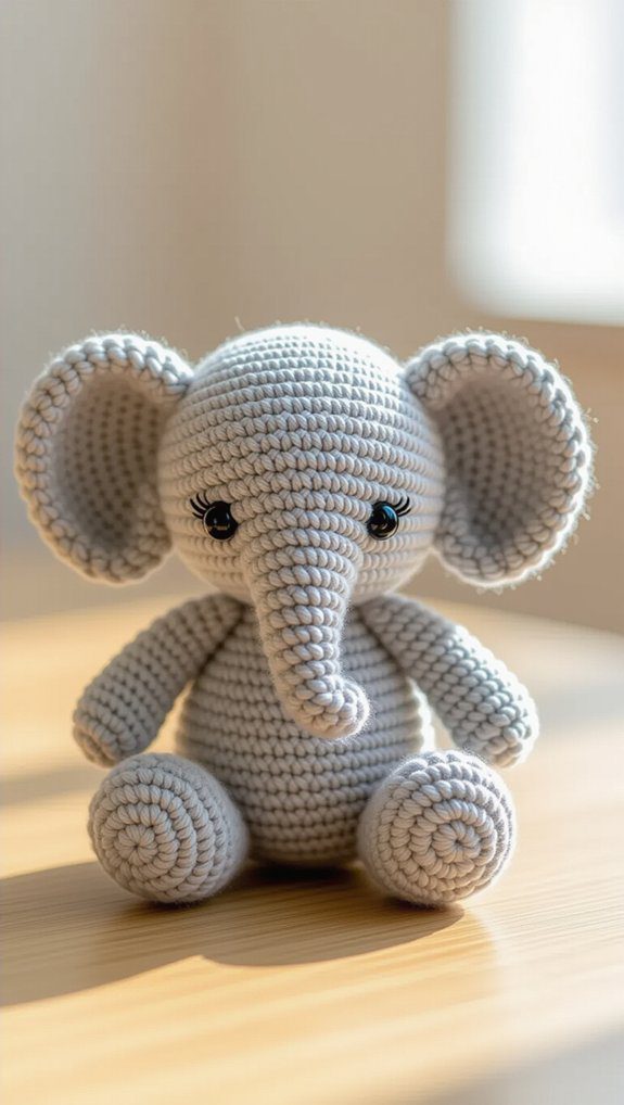 22 Free Crochet Patterns Amigurumi for Adorable Stuffed Creations 14 charming beginner elephant pattern