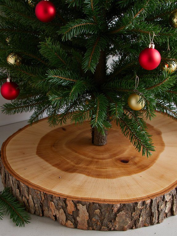 18 Christmas Tree Collars to Add Festive Charm 6 charming eco friendly wood collars