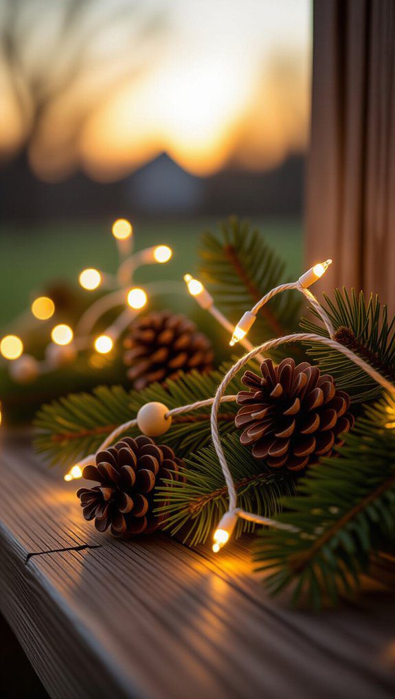 charming handmade garland lights