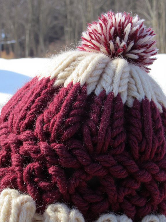 31 Crochet Hat Ideas to Add to Your Must-Make List 7 chunky knit winter beanies