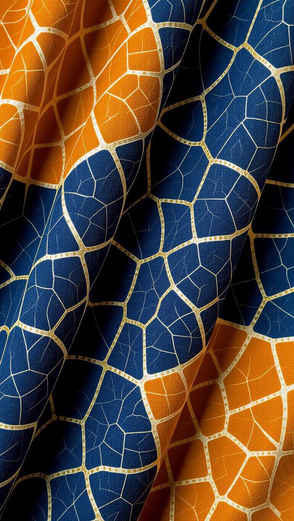 16 Batik Pattern Ideas for Creative Textile Art 7 crackle effect in batik