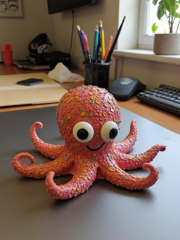customizable octopus desk buddy