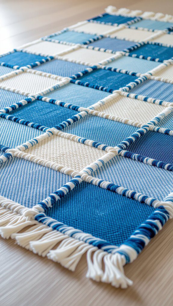 18 Waste Material Craft Ideas for Eco-Friendly Creations 7 denim rug crafting fun