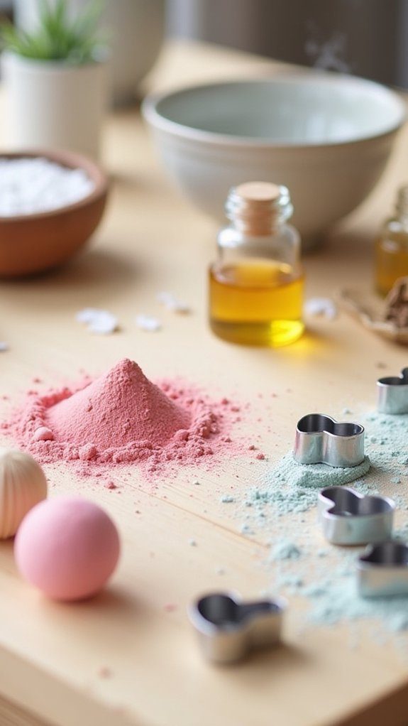 diy fizzy bath treats