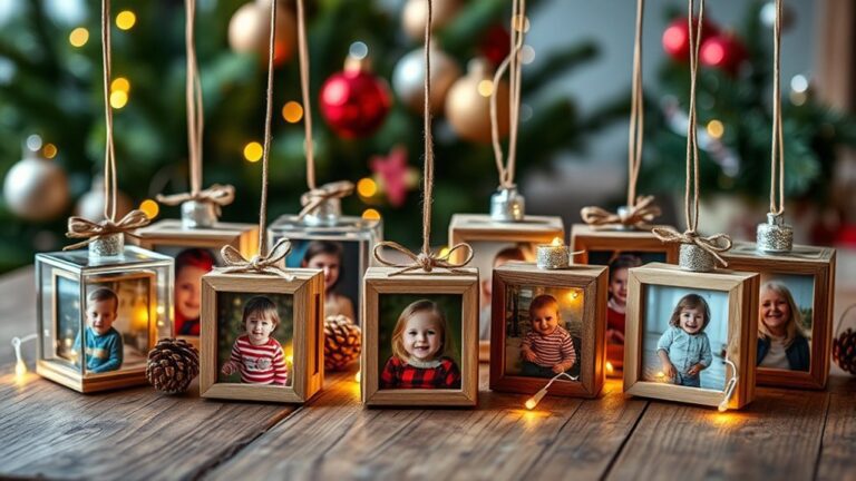 diy personalized holiday ornaments