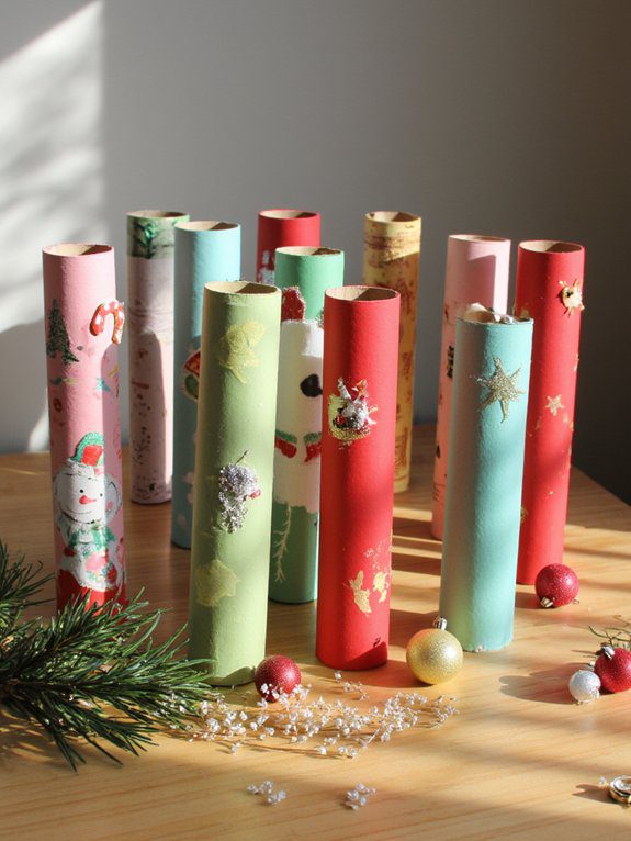 eco friendly holiday countdown craft