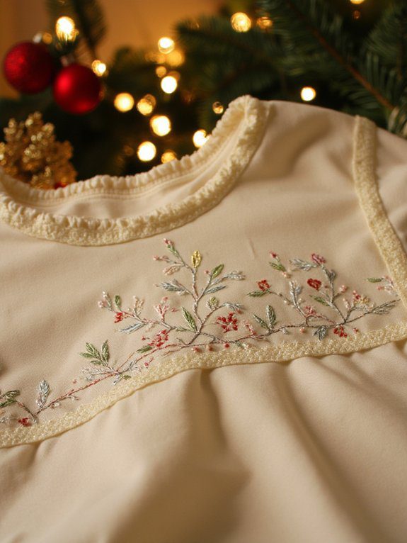 embroidered holiday stockings tutorial
