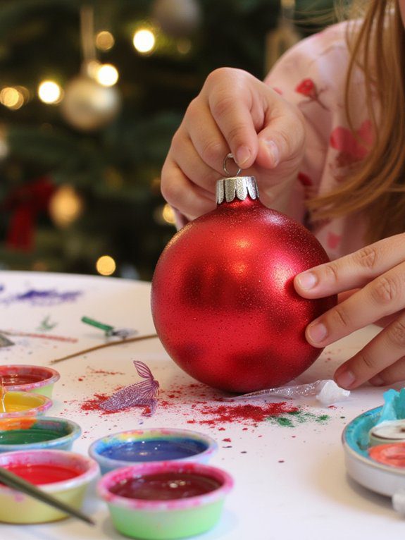festive diy ornament bonding