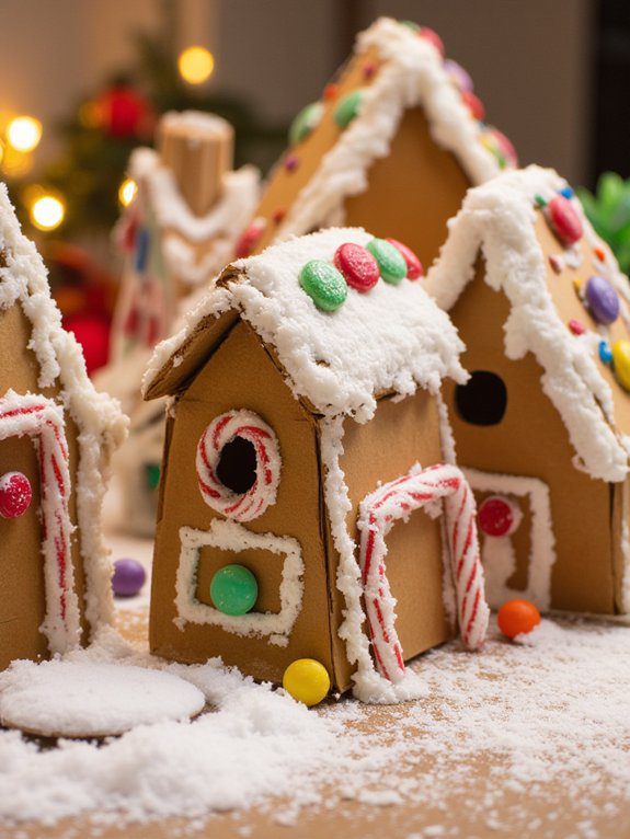 festive paper bag crafting