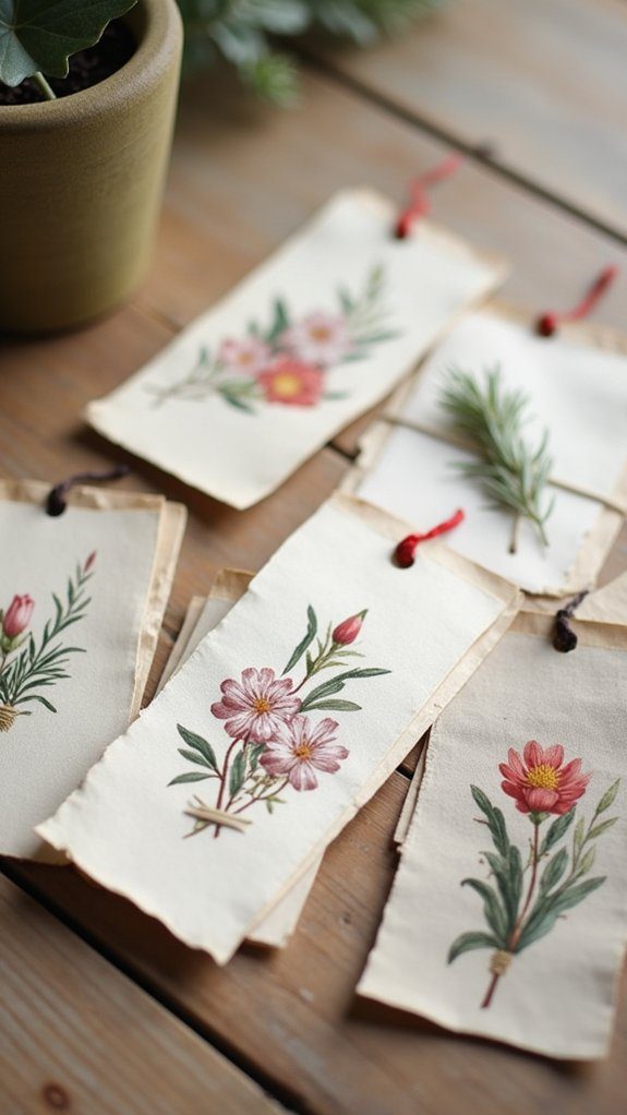 handmade bookmarks as gifts