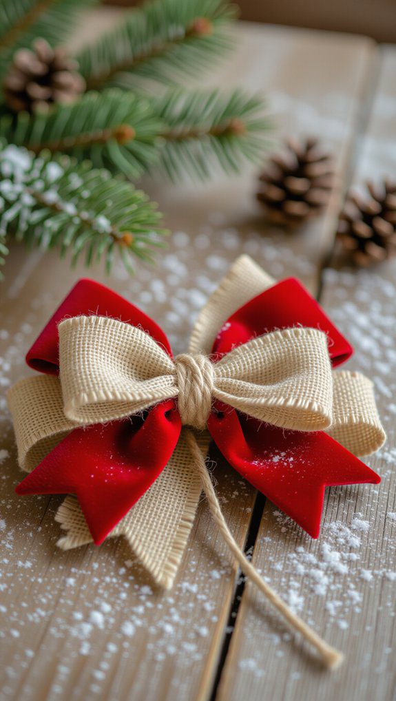 homemade bows for decorations