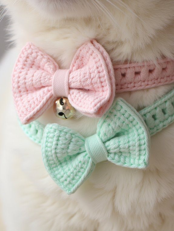 22 Crochet Cat Collar Designs Your Feline Will Adore 10 luxurious soft velvet collars