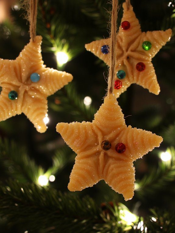 macaroni star ornament craft